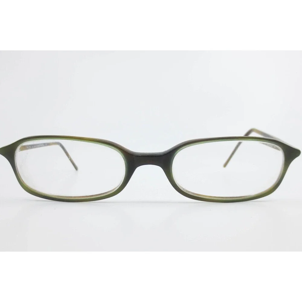 United Colors of Benetton UCF 409 Sage Havana Oval Eyeglass Frames 42-140 Green